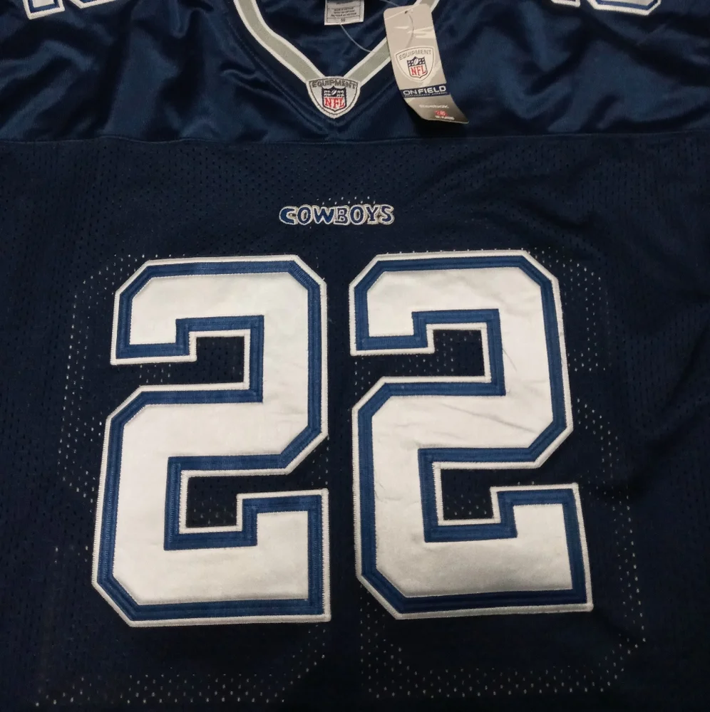 Nwt Vintage Early 2000's Emmit Smith Reebok On Field Jersey - Picture 2 of 13